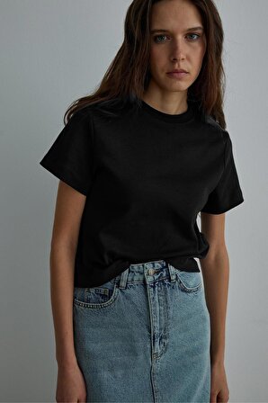 Siyah Comfy Basic Tişört