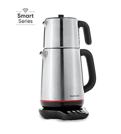 (AMBALAJ HASARLI) Homend Royaltea Smart 1791H Wi-Fi 1800 W Konuşan Çay Makinesi