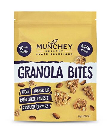 Munchey 3'lü Granola Bites Badem 100 gr