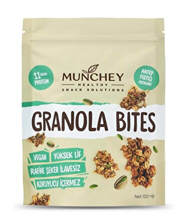 Munchey Antep Fıstıklı Granola Bites 100 gr