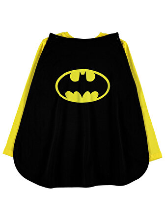 Batman Erkek Çocuk Pelerinli Sweatshirt 10-13 Yaş Sarı