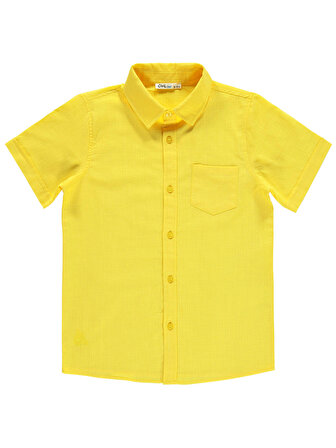 Civil Boys Erkek Çocuk Gömlek 10-13 Yaş Sarı