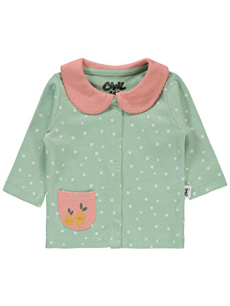 Civil Baby Kız Bebek Pijama Takımı 1-9 Ay Çağla Yeşili