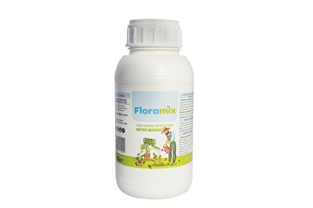 Floramix Yeşil Yapraklı Bitkiler İçin Solucan Gübreli Bitki Besini - Vitamini 500 Ml