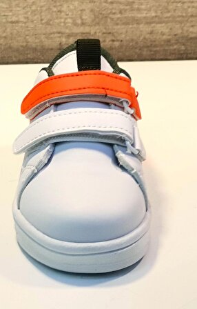 Cool Mami Bebe Işıklı Spor Ayakkabı Beyaz / Oranj