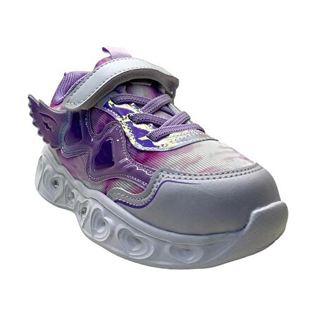 Cool Elina Çocuk Işıklı Spor Ayakkabı Lila