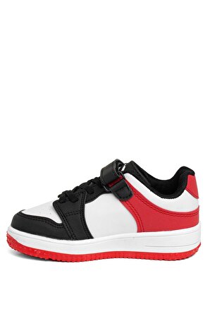 Cool Haykat Kısa Patik Erkek Çocuk Spor Ayakkabı Siyah - Kırmızı