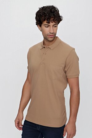  Erkek Safari Basic Düz %100 Pamuk Battal Geniş Kesim Kısa Kollu  Polo Yaka Tişört