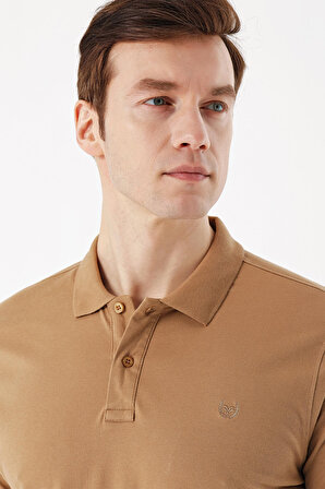  Erkek Safari Basic Düz %100 Pamuk Dynamic Fit Rahat Kesim Kısa Kollu  Polo Yaka Tişört