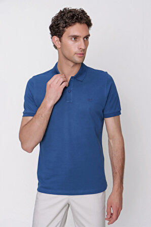  Erkek Marine Basic Polo Yaka Dynamic Fit T-Shirt