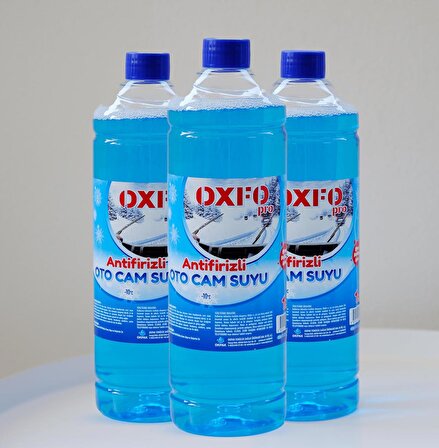OxfoPro Antifirizli, Parfümlü Oto Cam Suyu 3'lü Ekonomik Set