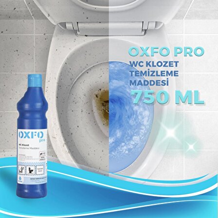 OxfoPro 3'lü Temizlik Seti Lavabo Açıcı,Leke Çıkarıcı,WC-Klozet Temizleyici