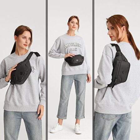 Gumi Kumaş Smart Bags Uniseks Bodybag Bel Çantası 8652