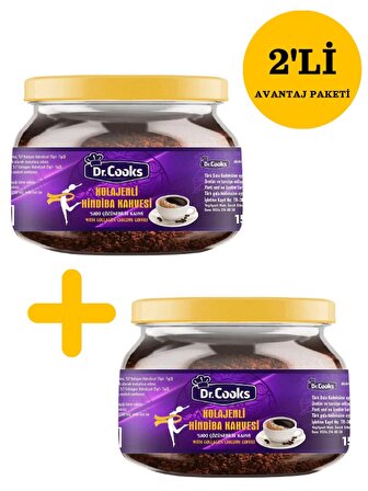 Kolajenli Hindiba Kahvesi 2'li Detox Diyet Kahve Kahve 2 Aylık - (120 KULLANIM) Net 300gr