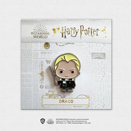 Draco Malfoy Pin 3×4 Cm Lisanslı Metal