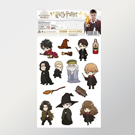 Harry Potter Karakterleri Manga Style Sticker Set