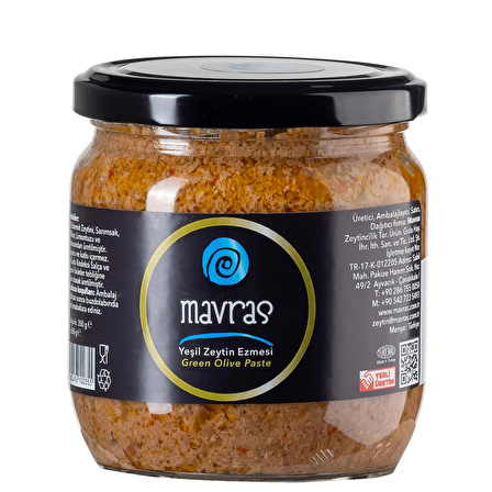 Mavras Yeşil Zeytin Ezmesi 350gr