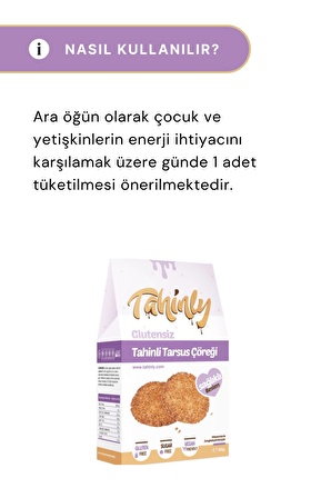 Tahinly Glütensiz Tahinli Tarsus Çöreği 150 g 2'li Paket