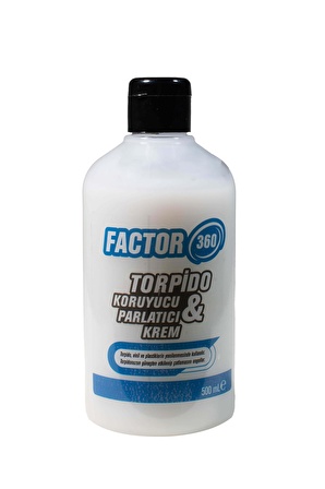 Factor360 Torpido Koruyucu & Parlatıcı Krem Beyaz 500 ML 