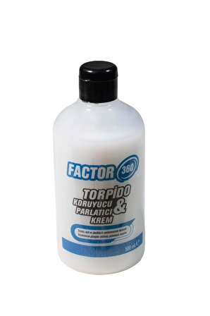 Factor360 Torpido Koruyucu & Parlatıcı Krem Beyaz 500 ML 