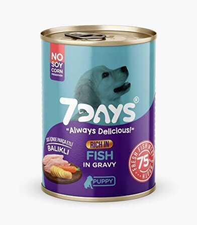 7 Days Balıklı Yetişkin Kuru Köpek Maması 415 gr
