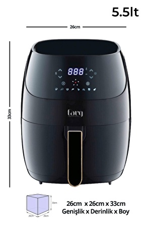 Mychef Epa-1113 Yağsız Kızartma Sıcak Hava Fritözü / Dijital Airfryer 5.5 Litre 1500w