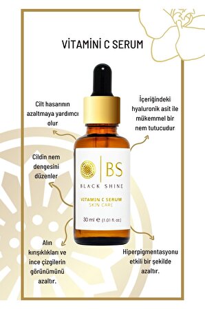 Black Shine BS %20 C Vitamini Aydınlatıcı Serum 30 Ml BYXKRM0028