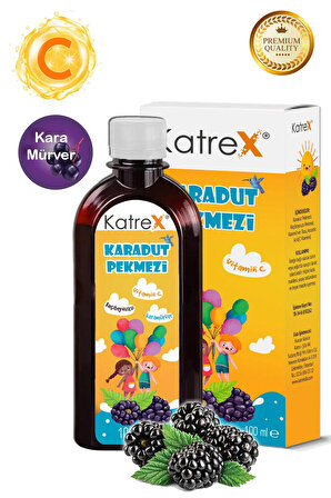 KatreX Çocuklar İçin İştah Açıcı, C Vitaminli, Bağışıklık Kuvvetlendirici Etkili Pekmez Karışımı