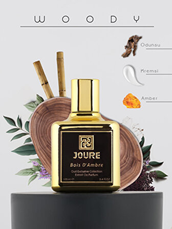 JOURE PERFUME Bois D'Ambre - Amber Odunsu Kokulu 100ml Kalıcı Extrait De Parfum Unisex Parfüm
