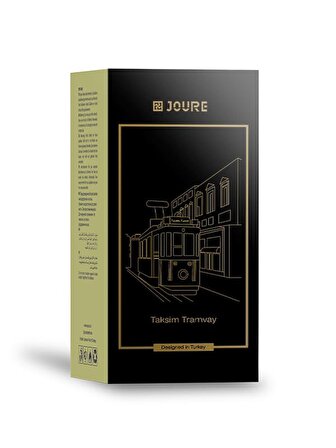 JOURE - J490VANİLYA KAKAO  BİTTER ÇİKOLATA KOKULU 50ML KALICI EDP UNISEX PARFÜM