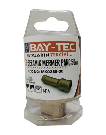 Bay-Tec MK0289-30 Seramik Mermer Delme Panç 50 mm