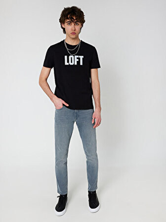 LF2031896 Loft Erkek T-shirt BLACK