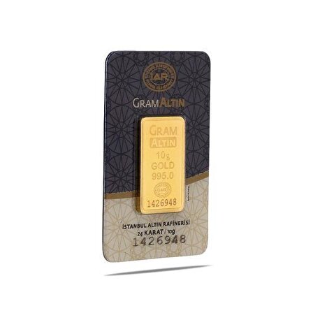 AgaKulche İAR 10 Gram Altın (995) 24 Ayar Külçe Altın