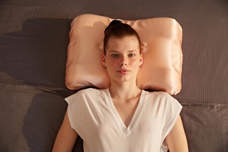 Beauty Pillow %100 İpek Yastık Kılıfı Blush Pembe Renk