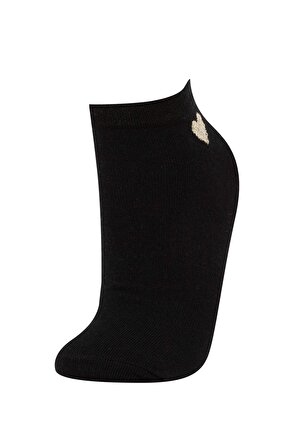 DeFacto Kadın 5'li Pamuklu Patik Çorap V5122AZNSKR1