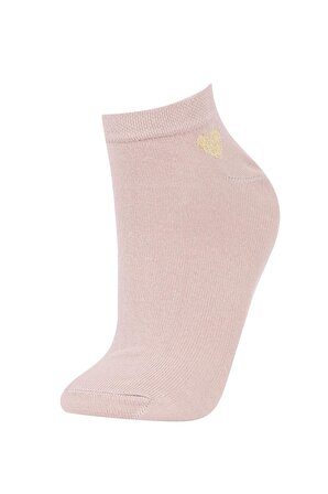 DeFacto Kadın 5'li Pamuklu Patik Çorap V5122AZNSKR1