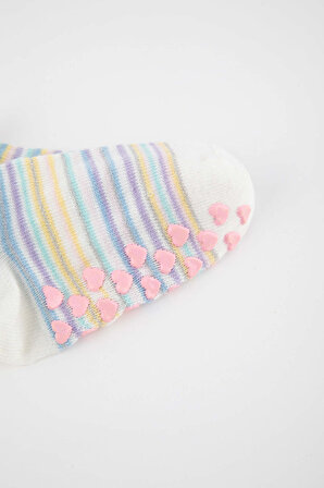 Kız Bebek 2'li Pamuklu Patik Çorap A1482A5NSKR1