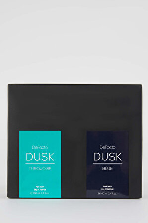 DeFacto Dusk Blue Erkek 50 mL Dusk Turquoise 50 mL 2'li Parfüm Hediye Seti A9402AXNSKR1