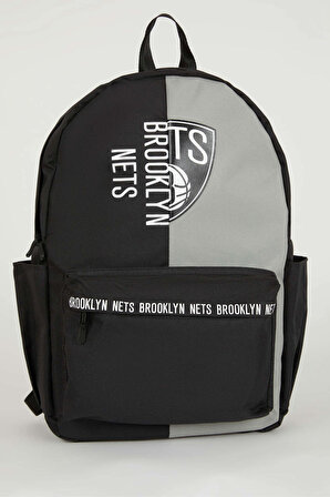 DeFacto Erkek NBA Brooklyn Nets Su İtici Kumaş Sırt Çantası A4613AXNSKR1