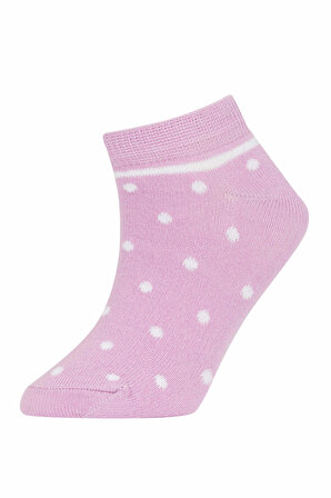 Kız Çocuk 5'li Pamuklu Patik Çorap Z7462A6NSKR1