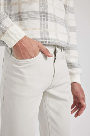 Regular Fit Chino Kanvas Pantolon
