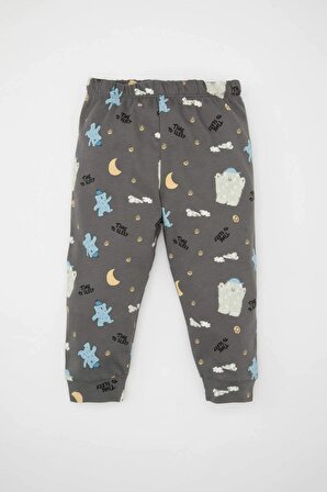 Erkek Bebek Yıldız Desenli Kısa Kollu Penye Pijama Takımı