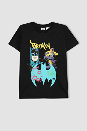 Erkek Çocuk Batman Kısa Kollu Pijama Takımı