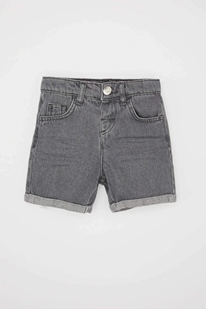 Erkek Bebek Regular Fit Jean Şort