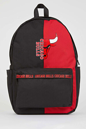 DeFacto Erkek NBA Chicago Bulls Su İtici Kumaş Sırt Çantası A4611AXNSKR1