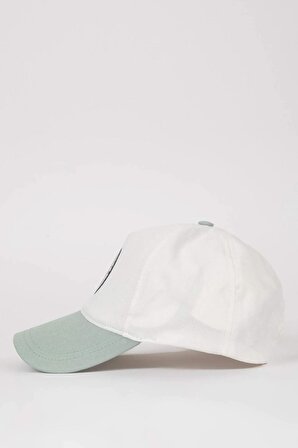 Erkek Renk Bloklu Pamuklu Cap Şapka