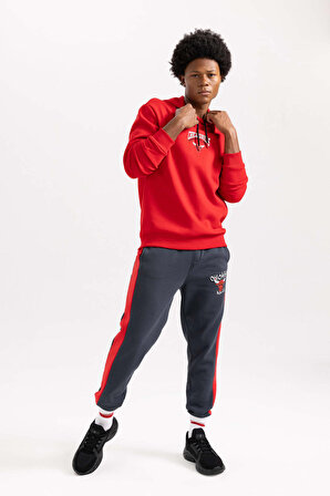 DeFactoFit NBA Chicago Bulls Standart Fit Jogger