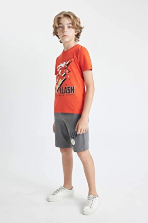 Erkek Çocuk The Flash Kısa Kollu Şortlu Pijama Takımı