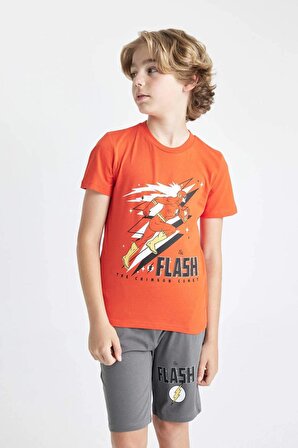 Erkek Çocuk The Flash Kısa Kollu Şortlu Pijama Takımı
