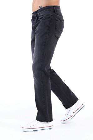 Regular Fit Jean Martin Yüksek Bel Standart Kesim Esnek Kot Pantolon C336